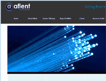 Tablet Screenshot of aflent.com